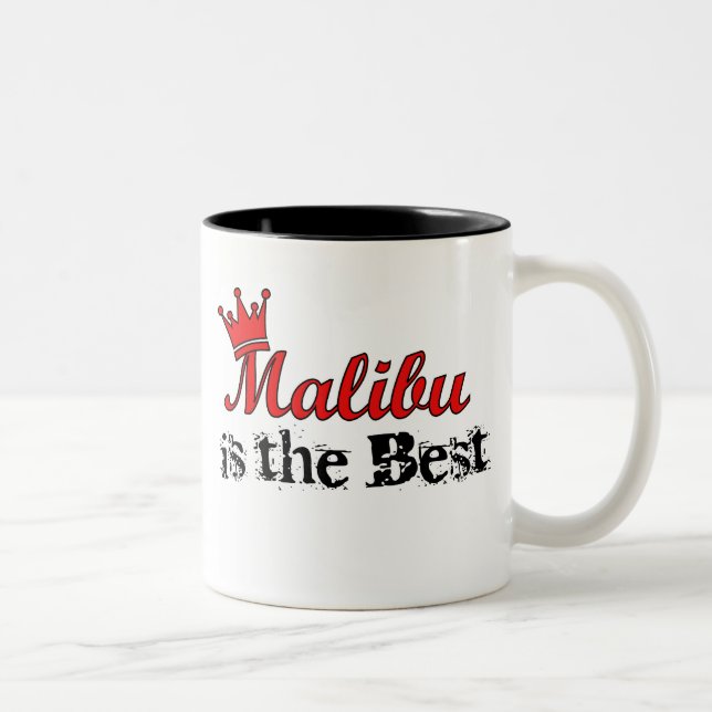 Tasse 2 Couleurs Couronne Malibu (Droit)