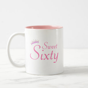 Tasse 2 Couleurs Couronne moderne sucré soixante en rose