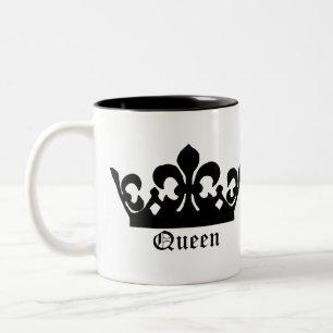 Tasse 2 Couleurs Couronne noire