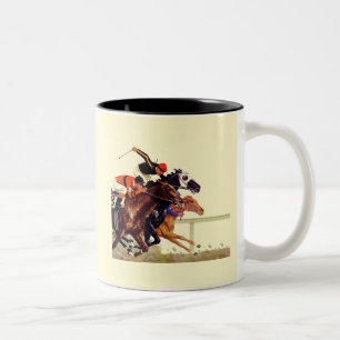 Tasse 2 Couleurs Course de pur sang