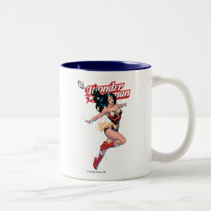Tasse 2 Couleurs Couverture comique Wonder Woman