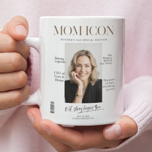 Tasse 2 Couleurs Couverture de magazine personnalisée de luxe pour 