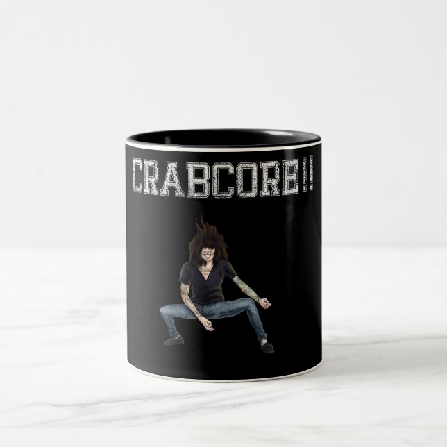 Tasse 2 Couleurs CRABCORE !-Mug (Centre)