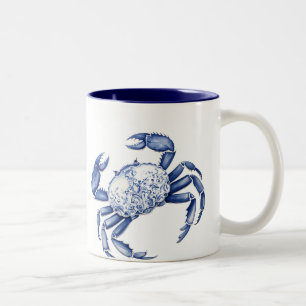 Tasse 2 Couleurs Crabe bleu