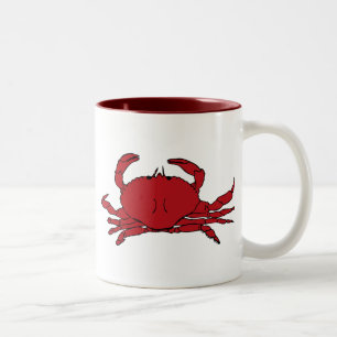 Tasse 2 Couleurs Crabe rouge