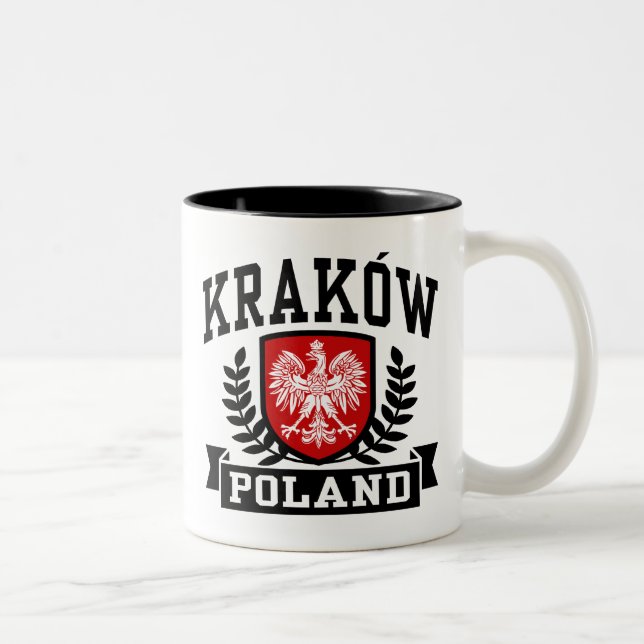 Tasse 2 Couleurs Cracovie Pologne (Droit)
