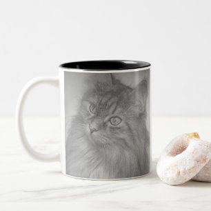 Tasse 2 Couleurs Crazy Et Cute Kitty