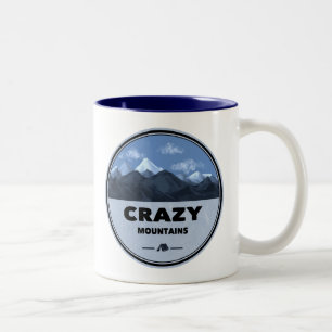 Tasse 2 Couleurs Crazy Mountains Montana Camping