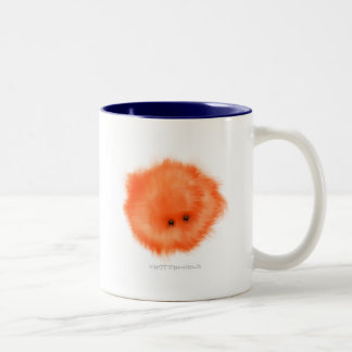 Tasse 2 Couleurs Créature orange de grignoteur de plancher