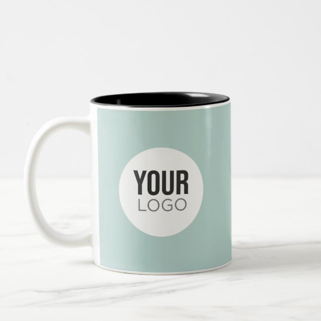 Tasse 2 Couleurs Créer votre propre logo personnalisé (Gauche)