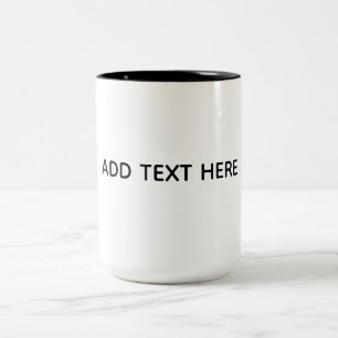 Tasse 2 Couleurs Créez Votre Propre Blanc