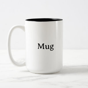 Tasse 2 Couleurs Créez votre propre classique 15 oz