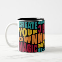 Créez votre propre magie - Typographie Motivationn