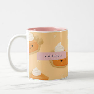 Tasse 2 Couleurs Crème à Citrouille à tarte à  à mijoter personnali