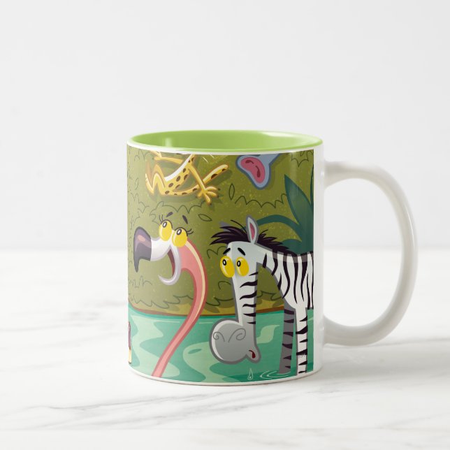 Tasse 2 Couleurs Crépuscule au trou d'eau (Droit)