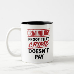 Tasse 2 Couleurs Crime Doesn't Pay