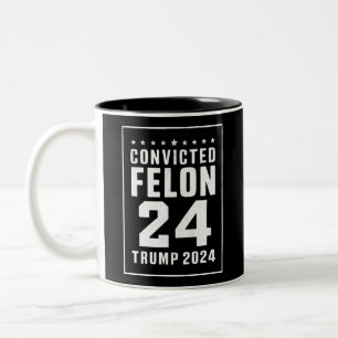Tasse 2 Couleurs Criminel Condamné 4 juillet Trump 2024