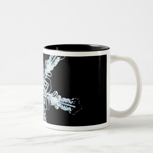 Tasse 2 Couleurs Cristal stellaire de neige (Droit)