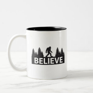 Tasse 2 Couleurs Croire en Bigfoot