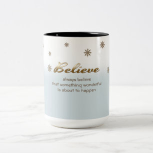 Tasse 2 Couleurs Crois. Musiques cadeaux de Noël personnalisées