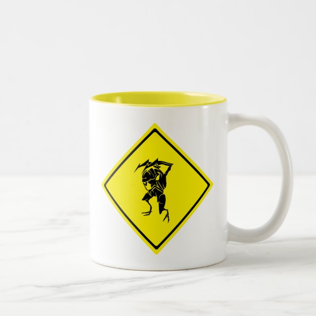 Tasse 2 Couleurs Croisement d'insecte (Droit)
