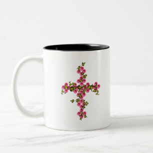 Tasse 2 Couleurs Croiser les roses et le lierre