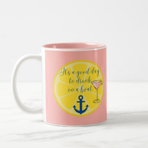 Tasse 2 Couleurs Croisière en bateau