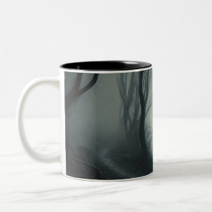 Tasse 2 Couleurs Crossroads in : Gloomy Forest Art Print