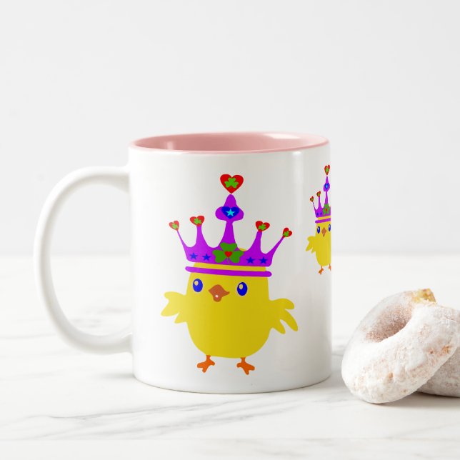 Tasse 2 Couleurs ☘ Crowned Irish Queen (Avec donut)