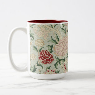 Tasse 2 Couleurs Cru floral de Pre-Raphaelite de William Morris