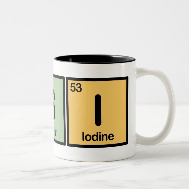 Tasse 2 Couleurs CSI a fait des éléments (Droit)