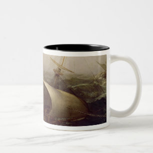 Tasse 2 Couleurs Cuirassé néerlandais dans une tempête