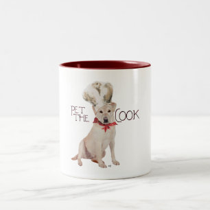 Tasse 2 Couleurs Cuisinier Labrador Retriever Jaune
