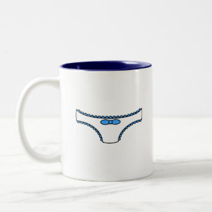 Tasse 2 Couleurs Culottes froncées bleues