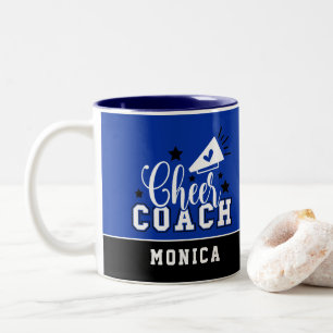 Tasse 2 Couleurs Cute Entraîneur Cute Cuisine Cuisine Bleue & Noir 