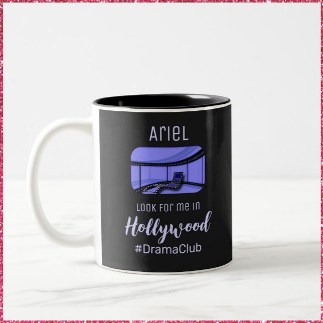 Tasse 2 Couleurs Cute étoile montante Hollywood (Créateur téléchargé)
