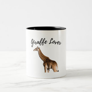 Tasse 2 Couleurs Cute Giraffe Brown