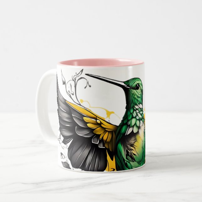Tasse 2 Couleurs Cute Hummingbird collection Kitchen (Devant gauche)