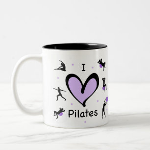 Tasse 2 Couleurs Cute I Love Pilates