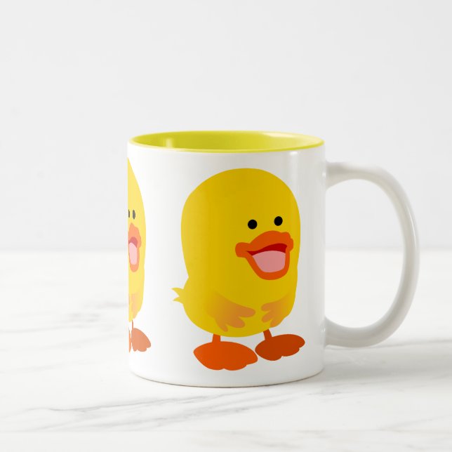Tasse 2 Couleurs Cute Innocent Cartoon Duckkling (Droit)