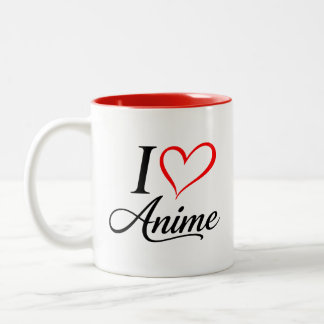 Tasse 2 Couleurs Cute Kawaii Heart Anime
