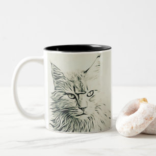 Tasse 2 Couleurs Cute Kitty