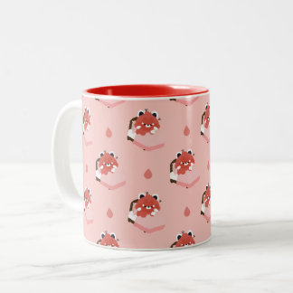 Tasse 2 Couleurs Cute Tired Red Panda