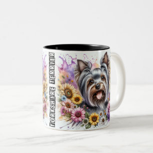 Tasse 2 Couleurs Cute Yorkshire