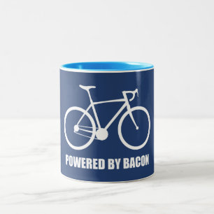 Tasse 2 Couleurs Cyclisme Alimenté Par Bacon