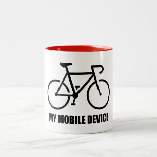 Tasse 2 Couleurs Cyclisme, Mon appareil mobile