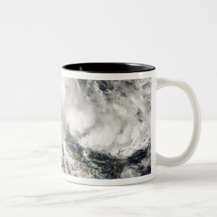 Tasse 2 Couleurs Cyclone tropical Olga sur le nord-est de l'Austral