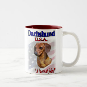 Tasse 2 Couleurs Dachshund Gifts