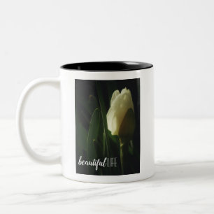 Tasse 2 Couleurs Daffodil Photographie Belle Citation de vie