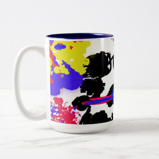 Tasse 2 Couleurs Dalmation d'été 4 juillet